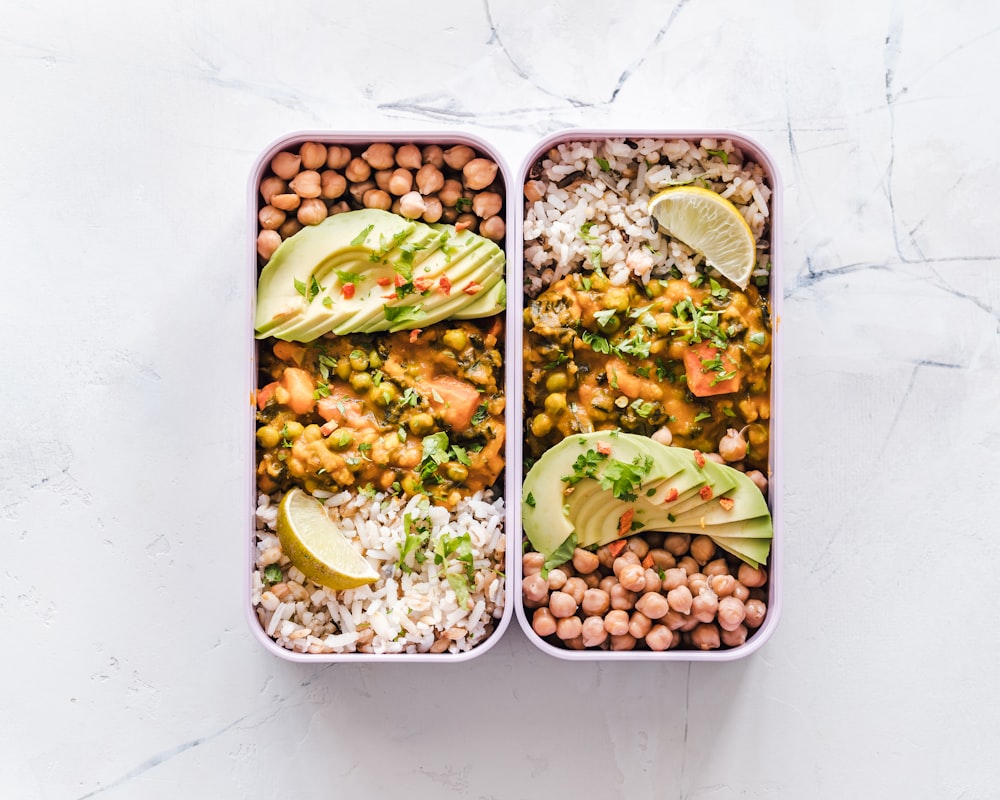 Plant-based vegetable bowl with quinoa and legumes